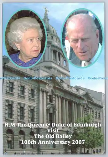 D329775 The Queen and Duke of Edinburgh visit The Old Bailey 100th Anniversary 2