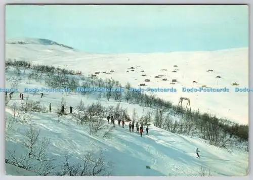 D327224 Norwegen. Skilift. Hafsdalen. Geilo. H. Strang. Al. Hallingdal