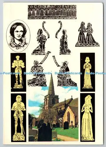 D329787 Hathersage. Kirche St. Michael und alle Engel. Die Augenmessinge. Das Chi