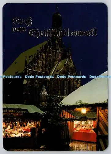 D329788 Nürnberg. Gruss vom Christkindlesmarkt. Paul Janke. Nr. 7507. Weihnachten