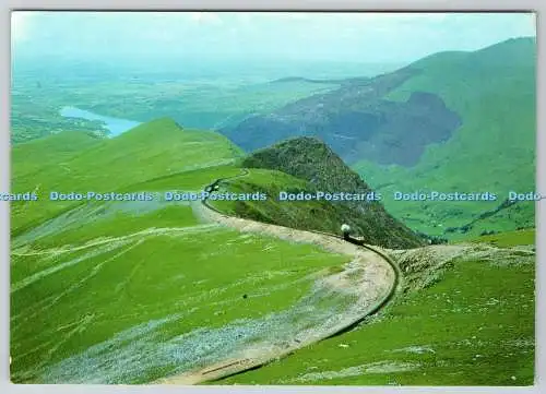 D327242 Snowdon Mountain Railway. A. Pickett. Cyfarchion o Gymru. Ein Dixon-Produkt