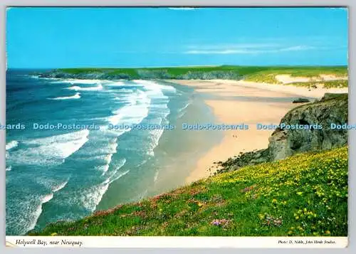 D327246 Holywell Bay. In der Nähe von Newquay. PM Cornwall. D. Edel. John Hinde Ltd. 1990