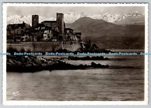 D332461 Antibes. La Vieille Ville et les Alpes. Rella. RP