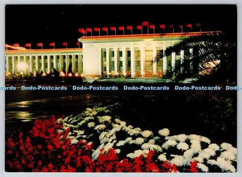 D332469 Der Große Saal des Volkes in der Nacht eines Festes. China National