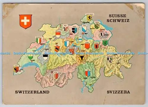 D327264 Karten. Schweiz. Edition Deriaz Baulmes. EADB