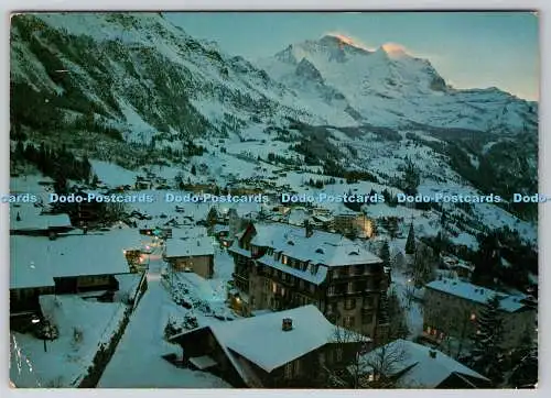 D327265 Schweiz. Wengen. Jungfrau. Verlag Photoglob AG. Zürich. Orell Fussli