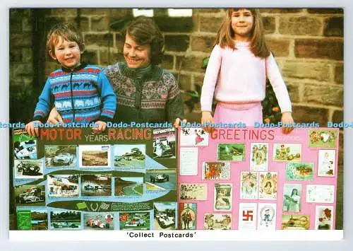 D335239 Postkarten sammeln. Motor Years Racing Greetings. Provincial Bipex. ABBA