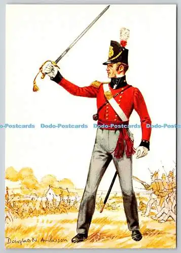 D329816 Leutnant. Bataillonskompanie. The 1st of Royal Regiment of Foot. Dougla