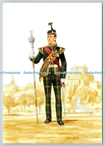 D329817 Trommel-Dur. The Royal Scotts 1989. Hintergrund Edinburgh Castle von Prin