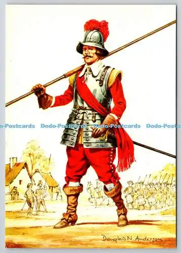 D329820 Pikeman. Hepburns Regiment 1633. The Royal Scots. Douglas N. Anderson. W