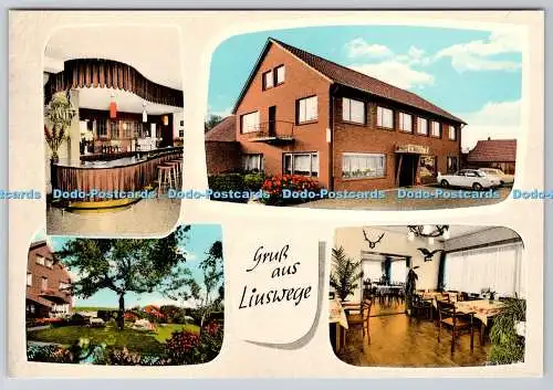 D332481 Gruss aus Linswege. Schutzenhof A. Frers. Verl. Stramm. Multi View