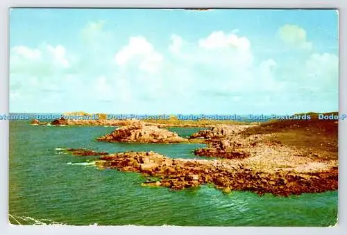 D335242 Isle of Scilly. Küste von Bryher. Shipman Head und N. W. Geoffrey White.
