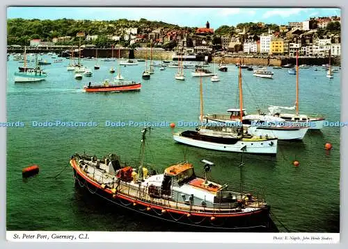D327274 Die Stadt St. Peter Port. Guernsey. C.I.E. Nagele. John Hinde Ltd. PM