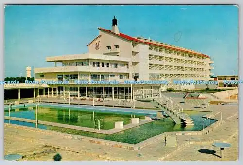 D332489 Portugal. Algarve. Monte Gordo. Hotel Vasco da Gama. Hotel und Schwimmen