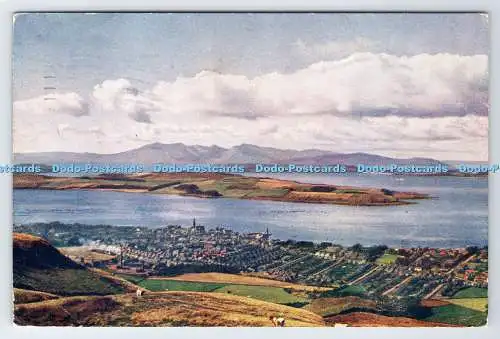 D335251 Ayrshire. Die Cumbraes und Arran von Large. Valentinstag. Scots Pictorial