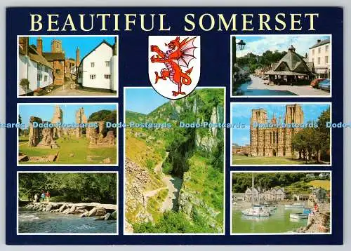 D327283 Schönes Somerset. Minehead. Dunster. Brunnen. Glastonbury. J. Salmon Ltd
