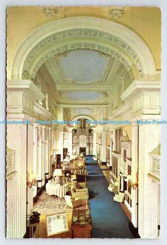 D335264 Blenheim Palace. Die lange Bibliothek. Orgel zeigen