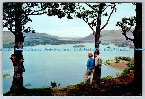 D327309 Derwent Wasser aus Überraschungsansicht. Cumberland. Douglas Scott. J. Arthur D