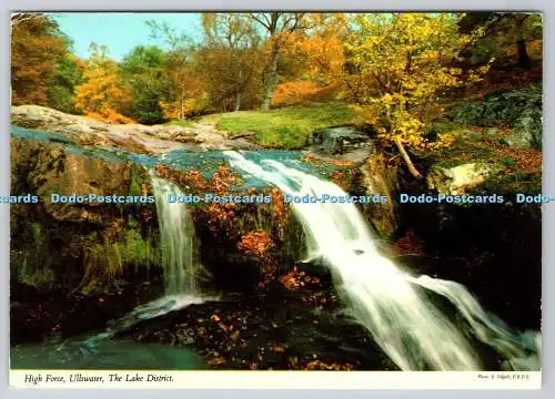 D332518 High Force. Ullswater. The Lake District. John Hinde Ltd. E. Nagele. 198
