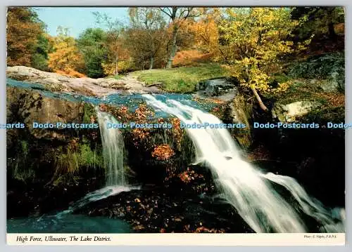 D332519 High Force. Ullswater. The Lake District. John Hinde Ltd. E. Nagele. 198