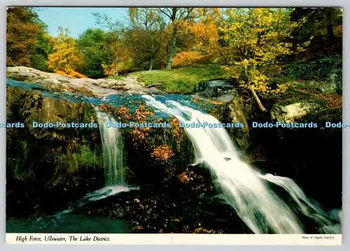 D332520 High Force. Ullswater. The Lake District. John Hinde Ltd. E. Nagele. 198