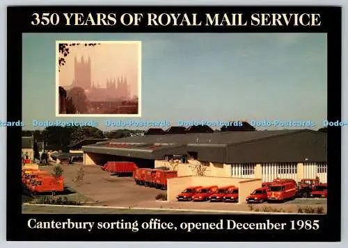 D332529 350 Jahre Royal Mail Service. Sortierbüro Canterbury. Dezem geöffnet