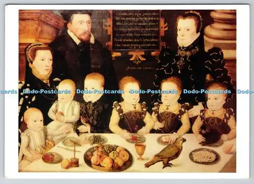 D327322 William Brooke und seine Familie. 10. Earl of Cobham. Hans Eworth 1567. Lo