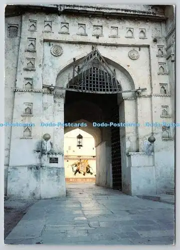 D329870 Indien. Udaipur. Stadtpalast. P.J. Grafik. London. England. Postkarte