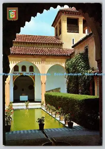 D329872 Costa del Sol. Malaga. Alcazaba. Teich des Schlosses. L. Dominguez S.A.