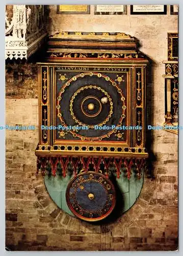 D329873 Kathedrale von Exeter. Uhr aus dem späten 15. Jahrhundert. Walter Scott Farbserie. B