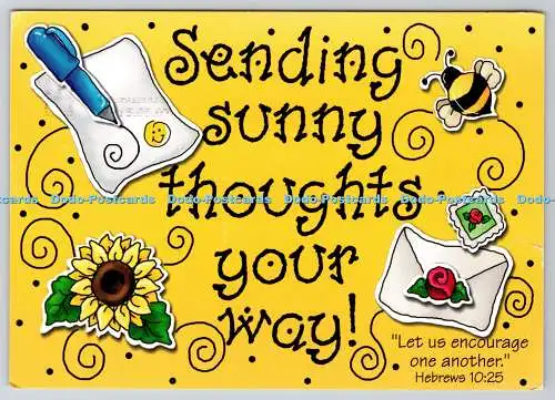 D327348 Sende sonnige Gedanken auf deine Weise. Universal Designs Inc. Becky Young. Flo