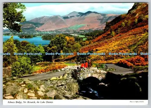 D332559 Ashness Bridge. Nr. Keswick. der Lake District. John Hinde Ltd. E. Nagel