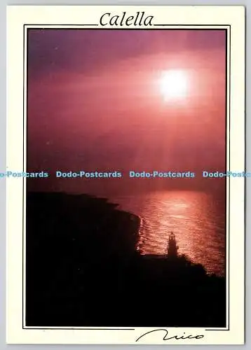 D329908 Spanien. Barcelona. Calella. NICO. N. 1047. 1993. Postkarte