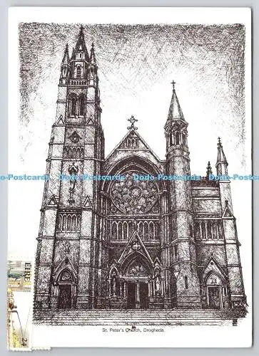 D329911 Irland. County Louth. Drogheda. Peterskirche. 1987. Postkarte