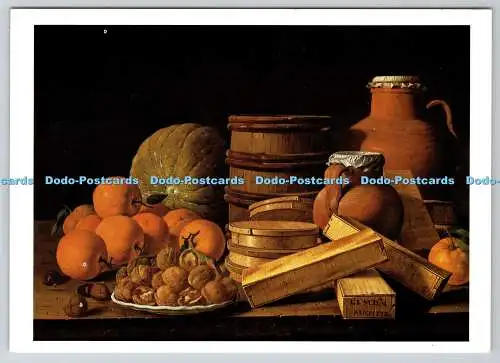 D327366 Stillleben mit Orangen und Walnüssen. Luis Melendez. The National Gallery