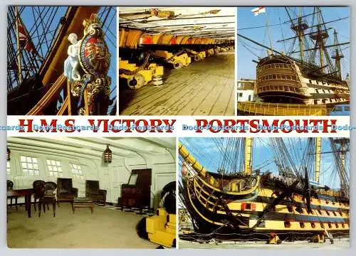 D327367 HMS Victory. Portsmouth. J. Salmon Ltd. Sevenoaks. Kent. Multi View