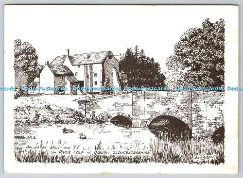 D327376 Arlington Mill. Bibury. Peter Reardon und Sohn. Cheltenham