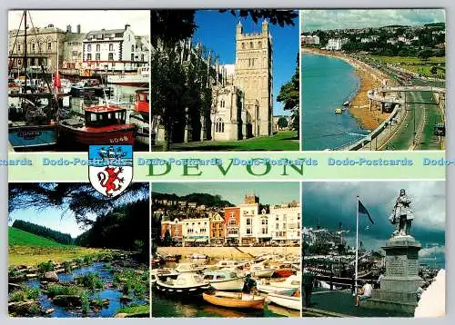 D327387 Devon. Brixham. Torquau. Dartmoor River Dart. Golden Shield. Neill Metca