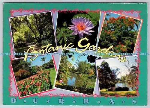 D332596 Durban. Natal. Botanische Gärten. Art Publishers Ltd. Multi View. 1993