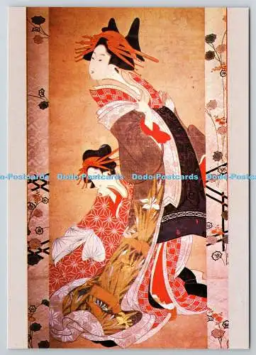 D329936 Japan. Geisha Mädchen 18.Jh. Medici Society. London. England. P.C.