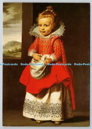 D329939 Porträt der Künstlertochter. Cornelis de Vos. Medici Society. London