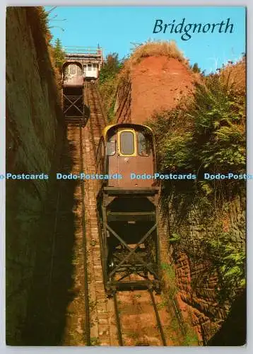 D329949 Bridgnorth. Cliff Railway. J. Salmon. Sevenoaks. Postkarte Kamerafarbe.