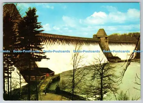 D332620 Sperrmauer der Mohnetalsperre. erbaut 1908. 1912. Dulberg