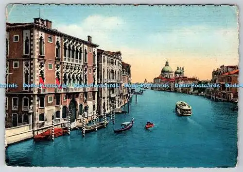 D332621 Venezia. Canal Grande und der Franchetti-Palast. Grafico Cesare Capello