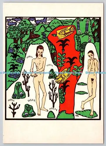 D329960 Oskar Kokoschka. Die traumenden Knaben. Das Madchen Li und ich. Galerie
