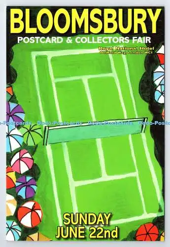 D335396 Bloomsbury Postkarte und Sammlermesse. Gedankenfabrik. IPM Aktionen