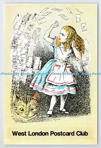 D335398 West London Postcard Club. Kat. Mädchen. Gedankenfabrik