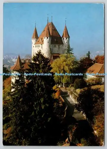 D329978 Thun. Das Schloss. E. Gyger. Adelboden. Schweiz. PM. Sussex Coast. 1