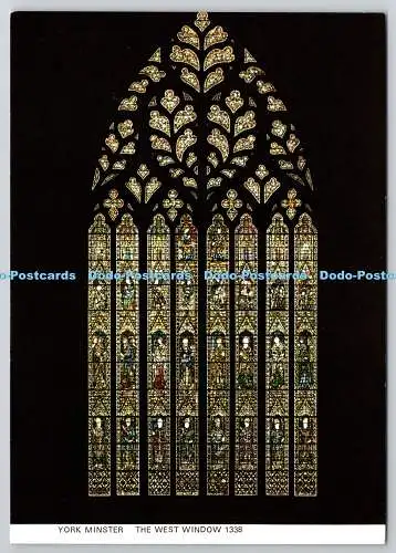 D329981 York Minster. The West Window 1338. Royal Commission on Historical Monum