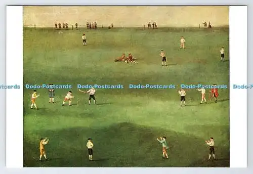 D335408 Tate Gallery. Britische Schule 18. Jahrhundert. Das Cricket-Match. Henry Ston